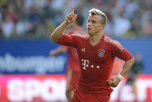 Bayern Munich's Swiss midfielder Xherdan
